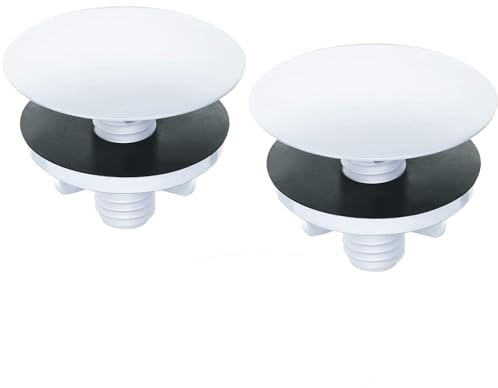 2 PCS Sink Hole Cover Sink Tap Hole Cover Kitchen Sink Tap Hole Sink Accessories for Home Kitchen and Bathroom Sink Decoration White | White Sink Tap Hole Stopper Blanking Plug Cover, Plastic Tap HoleCover, Bathroom Sink Taps Cover, Decorative TapHole Plug