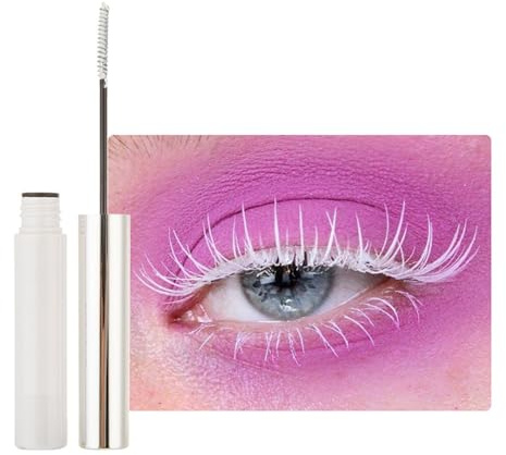 Sugeru®Färgglad mascara, mascara, vattentät, hållbar volumizing curling förlängning personlig ultratjock torksäker mascara ögonmakeup för jul, halloween, fester (02, standard)