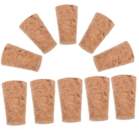 SOLUSTRE 100 Piezas Tapones De Corcho para Botellas De Vino Tapones De Corcho De Vino Unidades Natural para Manualidades y Decoración