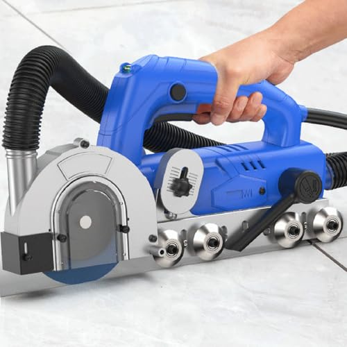 High-Speed Electric Tile Joint Cleaning Machine, 9000RPM Grout Cleaner Tool with Auto Rebound, Ideal for Household Tile Gaps & Crevices Maintenance