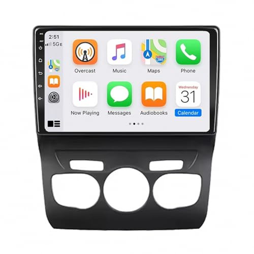 Bilnavigering för Citroen C4 C4L DS4 2013-2016 Dashcam Carplay Och Android Auto, Bärbar Bilstereo, Bilstereomottagare Med Backkamera Bilradio Stereo Gps Navi, 4 Kärna 1G＋32G