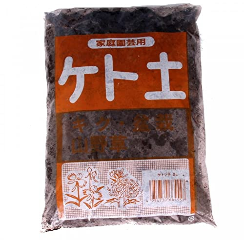 Bonsai-Erde Keto, japanischer Schwarztorf f. Felspflanzungen 2 L, ca 1,4 kg (Nicht Orginal verpackt)