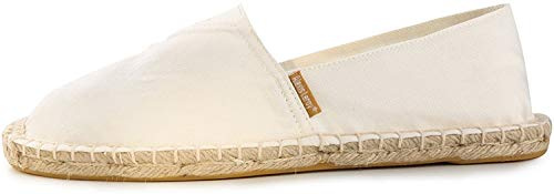Alexis Leroy Scarpe di Tela Leggero Uomo Espadrillas Flats Bianco 41 EU / 7 UK