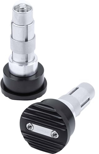 HIGHSIDER Wave Motorrad Lenkergewichte, (2er-Pack) (Silber)
