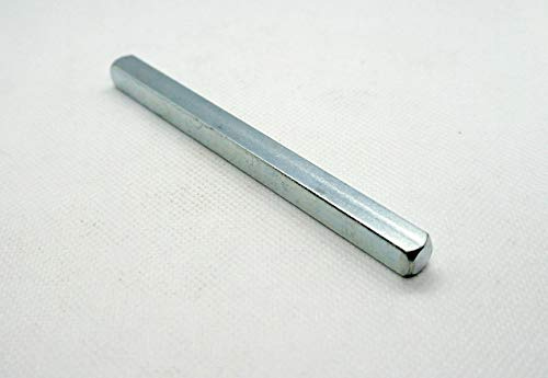 FixitFlo Spindle Bar Plain 8mm x 120mm Length for Door Handle Knob Roses Repairs Pack of 1 (120mm Plain Spindle)