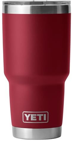 YETI Rambler, Edelstahl, Becher, Harvest Red, 30oz (887ml)
