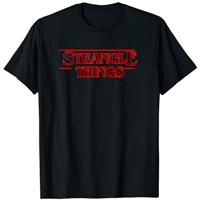 Strangle Things Lustig MMA BJJ Brasilianische Jiu Jitsu T-Shirt