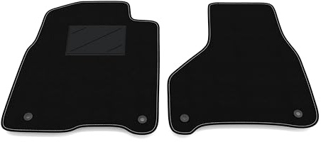 Fußmatten kompatibel mit Dodge RAM 1500 - Einzelkabine 2009-2025 ohne Dekor, Automatten-Set, Teppich-Fußmatten-Set, Autoteppich