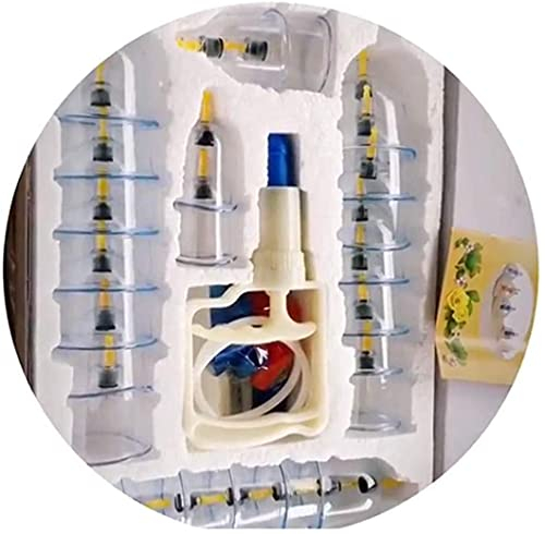Schröpfset Schröpftherapie-Set Schröpftherapie-Set aus Silikon Rheumatische Schmerzen lindern Gesund bleiben Feuchtigkeit entfernen Vakuumschröpfen Massage Schröpfen Magnetfeldtherapie-Set 24 Schrö