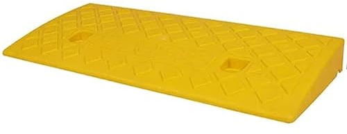 DIBAKO Rampe De Seuil 13cm De De Haut Rampe De Trottoir En Plastique, Rampe Pour Fauteuil Portable Rampe De Bordure, Antidérapante Rampe De Chargement Pour Trottoir Vélo Moto ( Color : Y , Size : 50*2