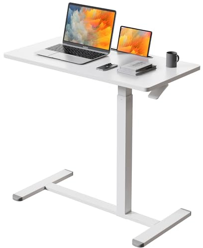 Gibbon Mounts 80cm höhenverstellbarer Schreibtisch m. Rollen, Beistelltisch