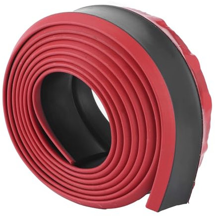 HERCHR Coche Alerón Delantero, Alerón De Labios De Parachoques Delantero Universal 2,5 M/8,2 Pies, Divisor De Labios De Parachoques Delantero De Coche para Coche, Decoración Exterior