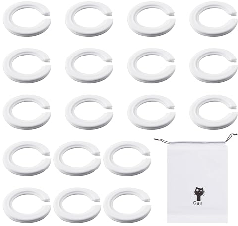 Juego de 18 piezas de accesorios de fijación de anillo reductor de sombra de lámpara con una bolsa de almacenamiento, E27 a E14 screw reducer el lavado, espaciador de aislamiento de plástico, anillo