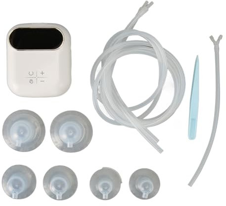 Correttore Elettrico per Capezzoli, Estrattore per Capezzoli Invertiti, Ventose per Capezzoli Piatti o Introflessi, Riduzione del Rumore, Display LED Touch, Aspirazione Regolabile