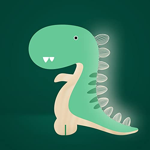 Nachtlampe | Kinderlampe | LED-Lampe | Kinderzimmerdekoration | Beleuchtung für Kinder und Erwachsene | Zimmerdekoration | USB-buntes Licht | Lampe (stehender Dinosaurier)