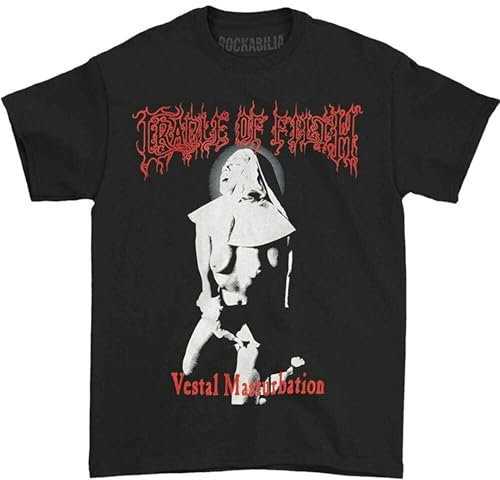 ZHENWA GGT Cradle of Filth Men's Vestal T-Shirt Size XXL Black