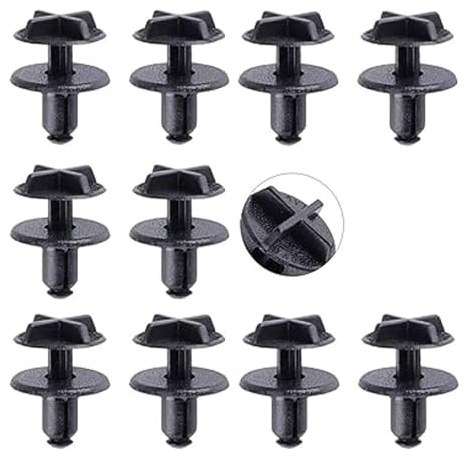Aiyraa LR024316 Lot de 10 clips de protection de batterie en plastique durable pour Land Rover Range Rover Evoque Accessoires et accessoires de sport Discovery LR024316