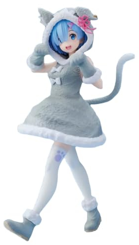 Epitome Re:Zero Figurine Rem Anime Figurine de dessin animé ludique Mignon Dynamique Posture Action Figure Remu PVC Modèle Statue de collection Ornements Cadeaux