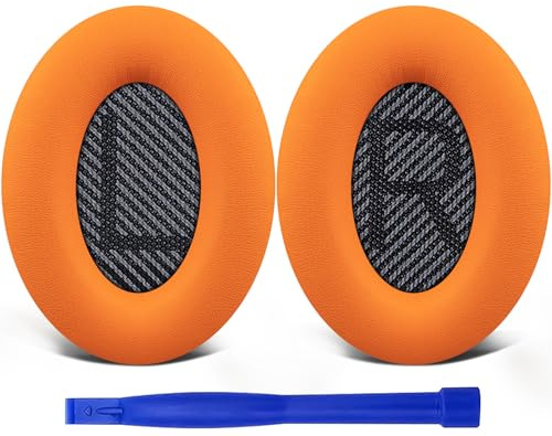 SoloWIT® Ersatz Ohrpolster für Bose QC35, kompatibel mit Over-Ear Kopfhörern von QuietComfort 35 (QC35) und Quiet Comfort 35 II (QC35 ii)