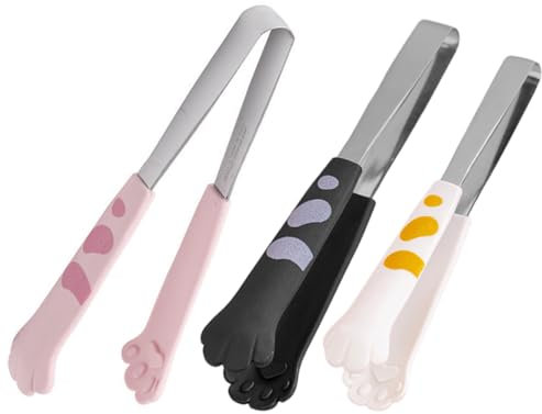 MAGICLULU 3piezas Artículos Para Barbacoa Pinzas De Pata De Gato Unidades Prácticas y Duraderas