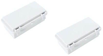 jojofuny 2pièces Boîte De Jonction Électrique Étanche Pour Câbles Boîtier De Connexion Extérieur Robuste Avec Verrouillage Pour Équipement Électrique Intérieur Et Extérieur