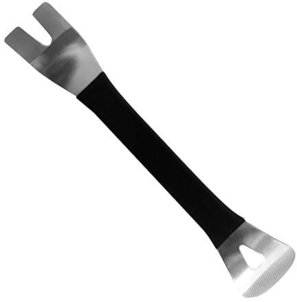 Herramienta de palanca interior - barra de proa de metal, herramienta de eliminación de molduras | Herramientas de elevación de pavimento para el desmontaje de consola, elevación de placas anti-skid