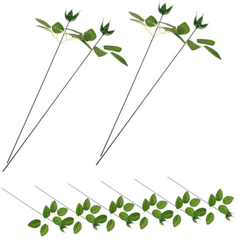 Uonlytech Kit DIY Fleurs Artificielles Calices Et Tiges Faux pour Créations Décoration Maison Et Atelier