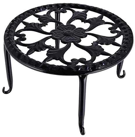 CLISPEED Garden Flowerpot Stand Supports Rack Decorative Flowerpot Holder for Balcony Easy to Use Durable Design for Decor