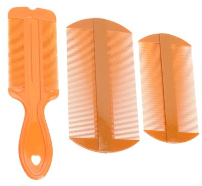 VICASKY 3pcs Dandruff Hair Thinning Comb Static Dense Tooth Combs for Cradle Cap Treatment