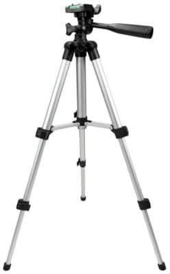 LOORGVEL Treppiede Fotografico Portatile Regolabile in Lega di Alluminio e Abs, Supporto Tablet Versatile per Viaggi e Selfie Staffa per Lampada da Pesca