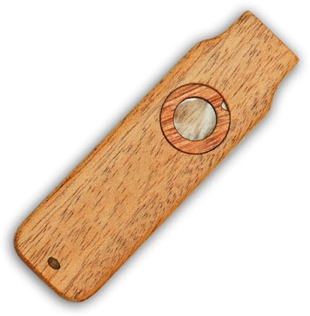 Wood Kazoo Musikinstrumente Musikbegleitung Tragbar Guter Begleiter Für Gitarre Klavier Tastaturen Ukulelen Holzinstrumente