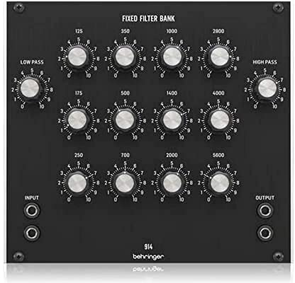 Behringer 914 FIXED FILTER BANK Legendary Analog Fixed Filter Bank Module for Eurorack
