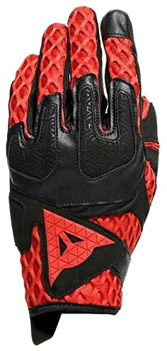 Dainese Air-Maze Unisex handskar, motorcykelhandskar, för herr och dam, svart/röd, XXXL