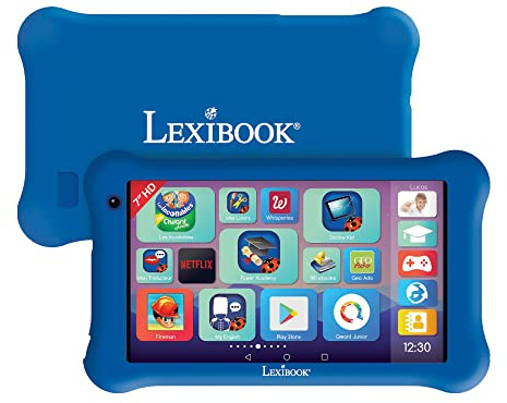 Lexibook, Tablet Master 7, La Tablette Ludo-Éducative 7” avec Pochette Incluse, TL70FRS