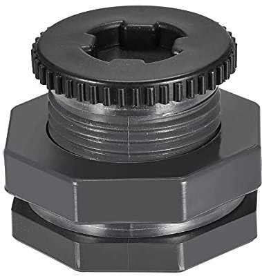 sourcing map 1Set PVC Schott Tankadapter mit Steckfitting G3/4 Gewinde für Wassertanks Teiche