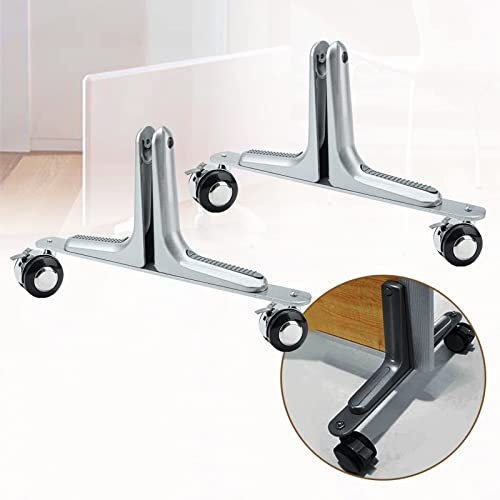 MJZYP Robust Feet for Free-Standing Use of Electric Heaters, Stands Feet for Infrared Heaters, Electric Radiator Casters Universal Stands for Infrared Heater Panel