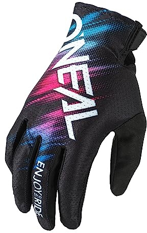 O'NEAL | Fahrrad- & Motocross-Handschuhe | MX MTB FR Downhill | Passform für maximalen Komfort, Luftdurchlässiges Material | Matrix Youth Glove VOLTAGE V.24 | Erwachsene | Schwarz Multi | Größe S