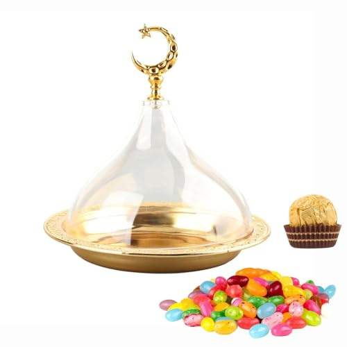 Ramadan Serving Trays, Eid Mubarak Date Holder Serving Plate