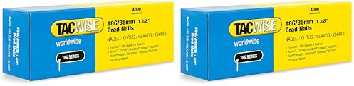 TACWISE 1713 Stauchkopfnägel Brad Typ 18G /35 mm, verzinkt, 4.000 Stück (Packung mit 2)