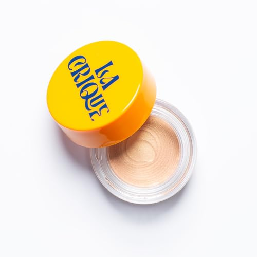 La Crique - Fard à Paupières Crème & Highlighter - Enrichi en Acide Hyaluronique – SkinCare - Maquillage Crème Léger - 99% d'Ingrédients Naturels -Vegan – Cuivre (B0CLD915WX, Petit)