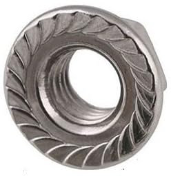 1/2/5/10/20 STÜCKE M3 M4 M5 M6 M8 M10 M12 M16 Sechskantflanschmuttern 304 Edelstahl Automatische Sicherungsmutter (Size : M16-1pcs)