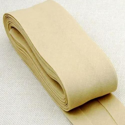 OPica Baumwoll-Schrägband, Größe 4 cm, 40 mm, 5 Meter, super breites Faltband, DIY handgefertigtes Nähmaterial, Stoffband, Band