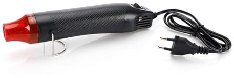 Pistola ad Aria Calda Professionale, Pistola Termica 300W 230V, Riscaldamento Rapido, Alto Rendimento, Testa Antiscottatura, Maneggevole, Colore Assortito
