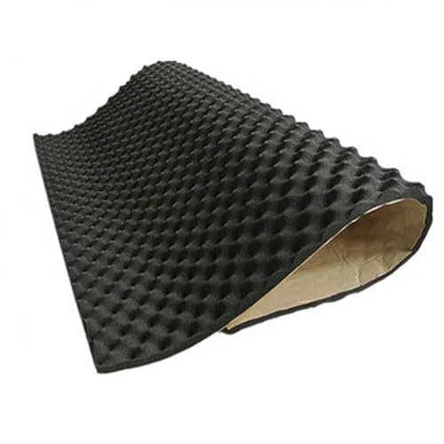 WEFOLEN Schalldämmende Baumwolle Schalldämmung Für Motorhaube Schalldämmung Aus Baumwolle Fürs Auto Schalldämmung Aus Schaumstoff(2cmx50cmx50cm)