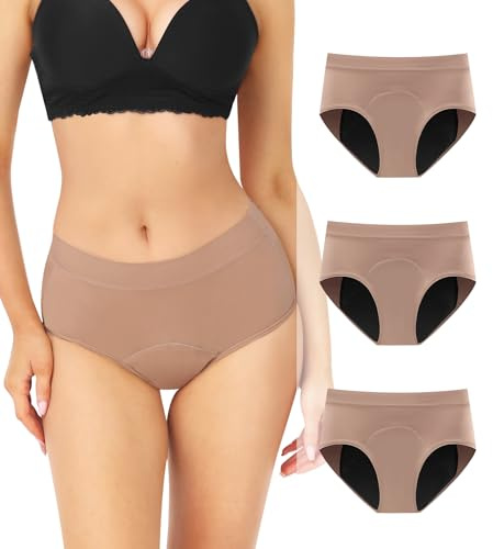 Incontinence Underwear for Women Heavy Flow, Leak-Proof Panties High Waist