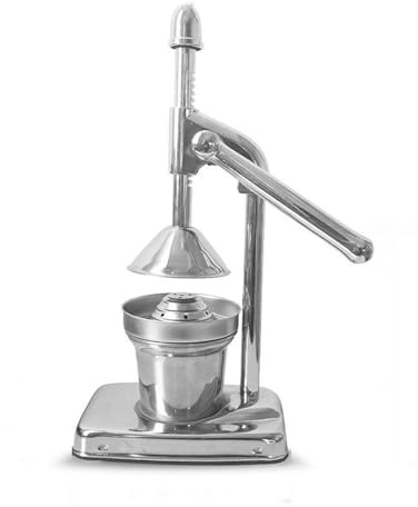 Shakub Orangenpresse,Handentsafter Edelstahl,Professionelle Fruchtpresse Zitronenpress mit Hebel,Gastronomie-Qualität,sehr leise,für Orangen Pampelmusen Zitrusfrüchte,44x38.5x57.5cm