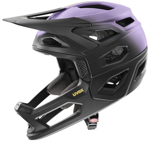 uvex Revolt Fahrradhelm, Lilac-Black matt, 52-57 cm | individuelle Größenanpassung - optimierte Belüftung