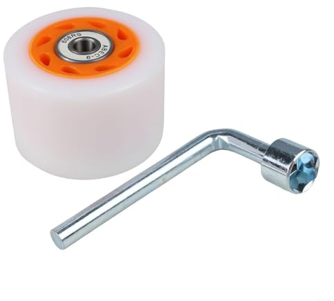 Ruote per pattini a rotelle in poliuretano, 8 pezzi, dimensioni 58 mm, con mozzo largo 32 mm e 39 mm, compatibili con pattini standard Quad e Inline (arancione (92A))