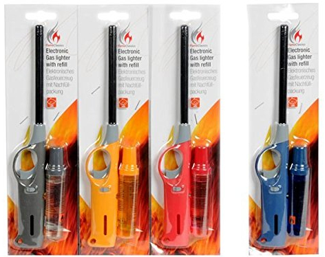 Allume Gaz + Recharge 18ml - Allumeur M√©canique Moderne en M√©tal Multicolore