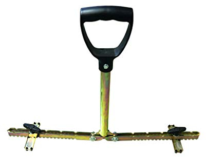 Plattenheber Profi - Rückenfreundlich durch extra langen Griff - 20 bis 62cm - Schonend für Rücken und Hüfte! Tragkraft bis 60kg - Made in Germany